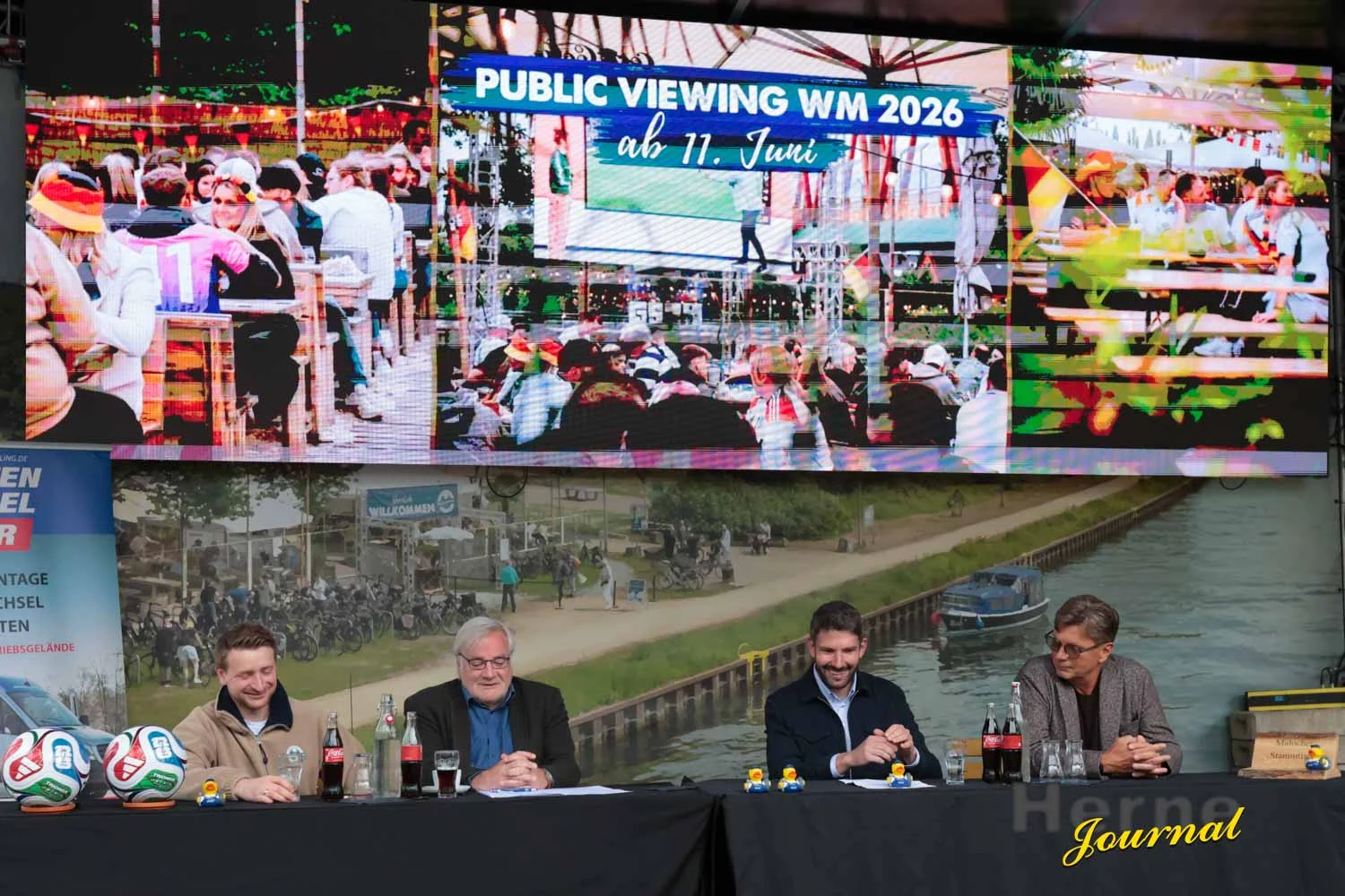 Public Viewing bei "Oskar am Kanal" mit Unterstützung von Reifen Stiebling